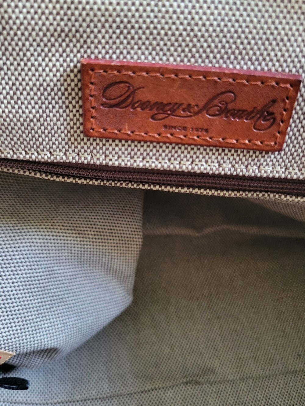 Dooney & Bourke Florentine Vacchetta Leather Satchel Crossbody Bag - Picture 9 of 10